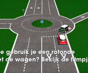 Hoe gebruik je een rotonde met de wagen? Bekijk de filmpjes